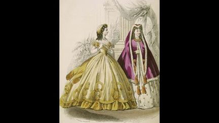 Plus de 600 gravures sont reproduites, extraites de revues diffusées en France : Le Journal des dames et des modes, Le Moniteur de la Mode, La Mode Illustrée…
 (Guénolée Milleret. Edition Eyrolles)