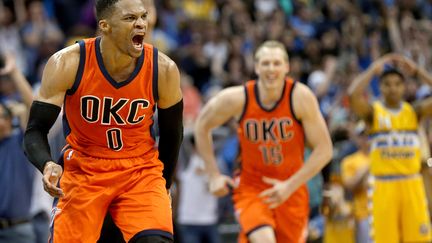 Russell Westbrook entre dans l'histoire de la NBA (MATTHEW STOCKMAN / GETTY IMAGES NORTH AMERICA)