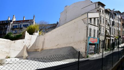 La rue d'Aubagne à Marseille le 04 avril 2020. (GEORGES ROBERT / PHOTOPQR / LA PROVENCE / MAXPPP)