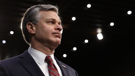 Le directeur du FBI, Christopher Wray, à Washington. (WIN MCNAMEE / GETTY IMAGES NORTH AMERICA)