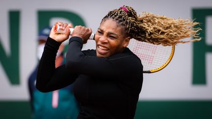 Serena Williams lors du premier tour de Roland-Garros. (ROB PRANGE / SPAINDPPI)