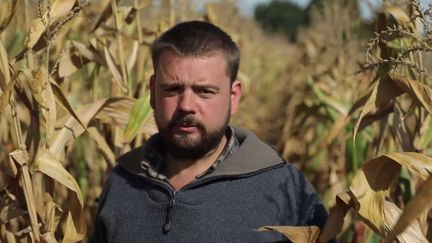 Thomas, un agriculteur agressé pour son usage des pesticides, interrogé par "Envoyé Spécial" pour son émission du 24 octobre. (FRANCE 2)