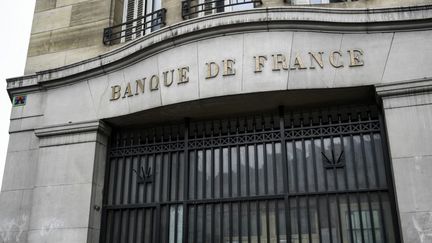 La Banque de France à Paris, le 22 février 2022.&nbsp; (MAGALI COHEN / HANS LUCAS / AFP)