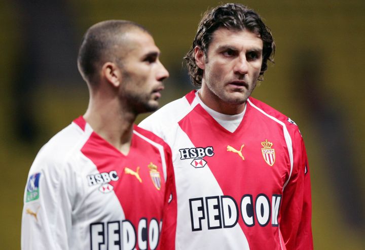 Marco Di Vaio et Christian Vieri sous le maillot monégasque