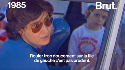 En 1985, le gouvernement interdisait de rouler à moins de 80 km/h sur la voie rapide de l’autoroute (BRUT)