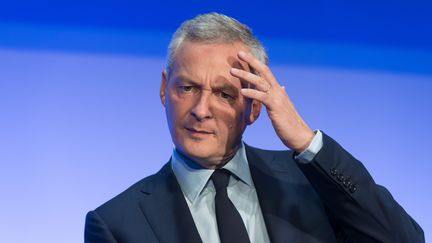 Bruno Le Maire lors des&nbsp;"primaires de l'économie", organisées par cinq associations d'entrepreneurs, le 27 septembre 2016 à Paris. (SIPA)