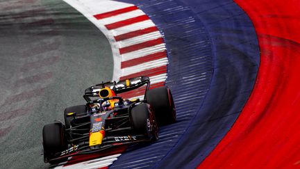 Max Verstappen lors des qualifications au Grand Prix d'Autriche, le 30 juin 2023 à Spielberg. (SEM VAN DER WAL / ANP MAG)