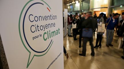 La Convention citoyenne pour le climat a&nbsp;accueilli Nicolas Hulot pour échanger sur le thème de l'ecologie, à Paris, le 18 novembre 2019. (MAXPPP)