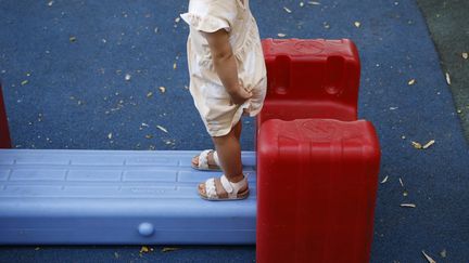 A little girl in a nursery. Illustrative image. (PENNANT FRANCK / MAXPPP)