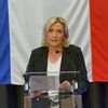 Marine Le Pen, présidente du Rassemblement national, le 20 juin 2021 à Hénin-Beaumont (Pas-de-Calais). (SYLVAIN LEFEVRE / HANS LUCAS / AFP)