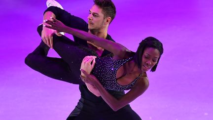 Vanessa James et Morgan Ciprès. (DANIEL MIHAILESCU / AFP)