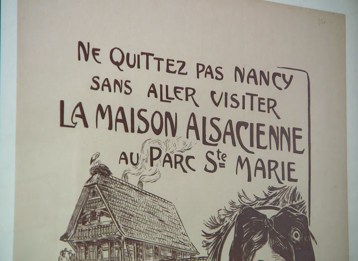 "1909, l'Alsace à Nancy", jusqu'au 23 mai 2022 au Musée Alsacien de Strasbourg. (CAPTURE D'ÉCRAN FRANCE 3 / J. Gosset)