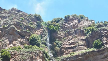 Cascade de la vallée de Qadisha au Liban, juillet 2019. (AURÉLIEN COLLY / RADIO FRANCE)