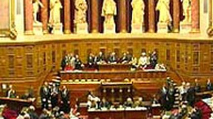 L'hémicycle du Sénat.