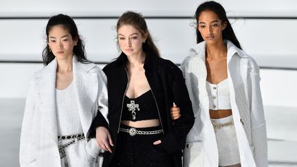 Défilé Chanel pap automne-hiver 2020-21 lors de la Paris Fashion Week, le 3 mars 2020 (CHRISTOPHE ARCHAMBAULT / AFP)