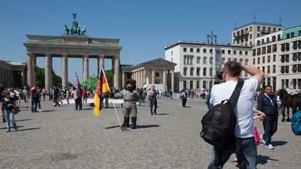 La porte de Brandebourg à Berlin. (PHOTO12 / GILLES TARGAT)