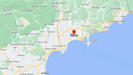 Sélim Fourniret avait été placé en garde à vue à Nice dimanche 2 juillet. (CAPTURE D'ECRAN / GOOGLE MAPS)