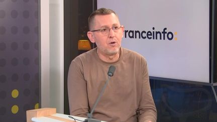 Sébastien Menesplier, secrétaire général de la Fédération nationale des mines et de l’énergie CGT, était l'invité éco du mercredi 11 janvier 2023. (FRANCEINFO / RADIO FRANCE)