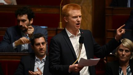 Adrien Quatennens, député La France insoumise, à l'Assemblée nationale, le 10 décembre 2019. Illustration. (DOMINIQUE FAGET / AFP)