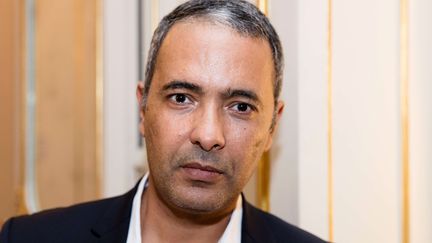 L'écrivain Kamel Daoud à la Foire du livre de Francfort (20 septembre 2017)
 (Yann Bohac / Sipa)