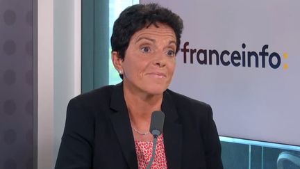 Sabrina Soussan, PDG de Suez, invitée éco de franceinfo, mardi 6 septembre 2022. (CAPTURE ECRAN / FRANCEINFO)