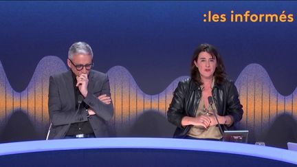 Autour de Jean-François Achilli et Bérengère Bonte, les informés débattent de l'actualité du mercredi 17 janvier 2024. (RADIOFRANCE/FRANCEINFO)