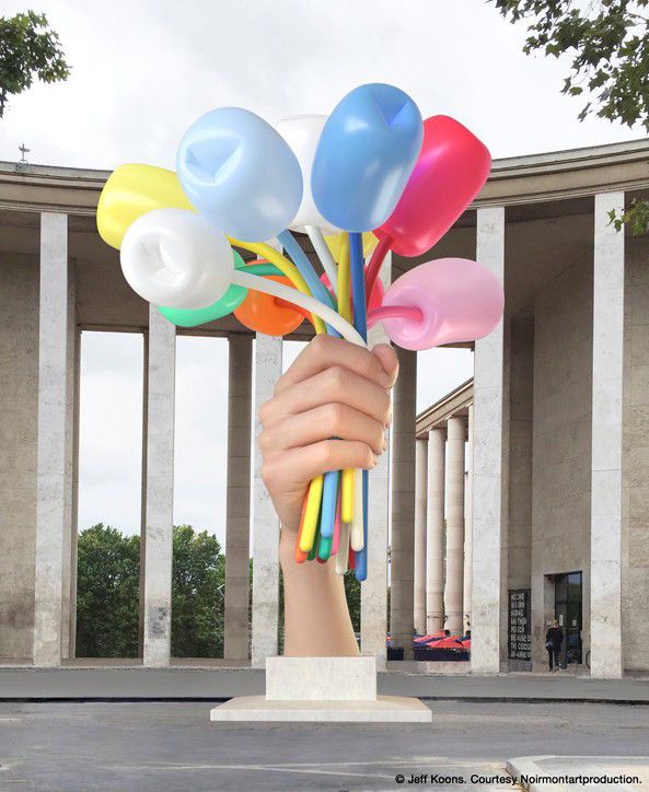 Bouquet of Tulips de Jeff Koons
 (Jeff Koons, Courtesy Noirmontartproduction)