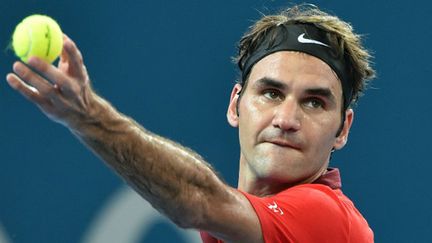 Roger Federer au service