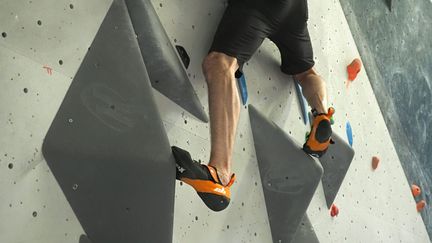 With the proliferation of climbing gyms in recent years, "our turnover doubles every three years"says Frédéric Tuscan, former world climbing champion, now CEO of 9A Climbing, which sells EB climbing shoes. (9A CLIMBING / EB)