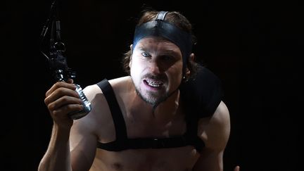 Lars Eidinger est Richard III, mis en scène par Thomas Ostermeier
 (Boris Horvat/AFP)