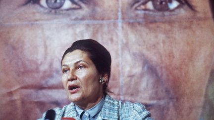 Simone Veil, le 1er mai 1979 à Paris. (AFP)