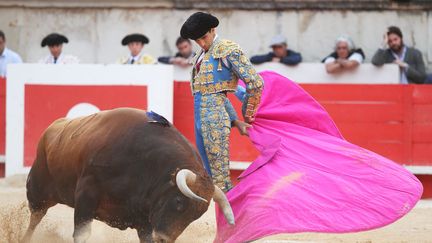 Thomas Joubert, le 21 mai 2018, dans les arènes de Nîmes. (? CHRISTINE NUEL / MAXPPP)