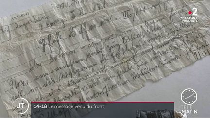 Haut-Rhin : un message militaire allemand perdu il y a 110 ans redécouvert