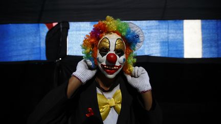 &nbsp; (Un homme déguisé en clown en 2013. © REUTERS/Navesh Chitrakar)