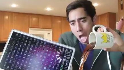 Capture d'&eacute;cran d'une vid&eacute;o du jeune magicien de l'image Zach King, publi&eacute;e sur Youtube ( YOUTUBE)