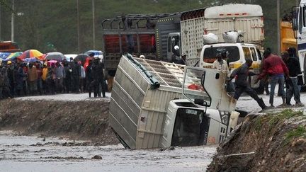 De fortes averses inhabituelles ont marqué le début de la saison des pluies en 2018 au Kenya. Des phénomènes appelés à se répéter plus souvent avec le réchauffement climatique. (Tony Karumba/AFP)