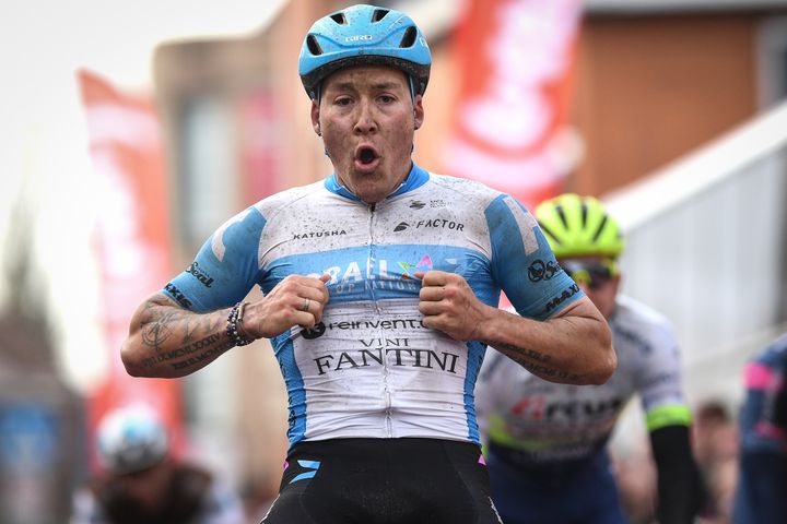 Hugo Hofstetter remporte le Samyn en mars 2020 (DAVID STOCKMAN / BELGA MAG)