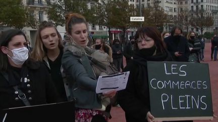 Confinement : les indépendants manifestent leur colère à Lyon