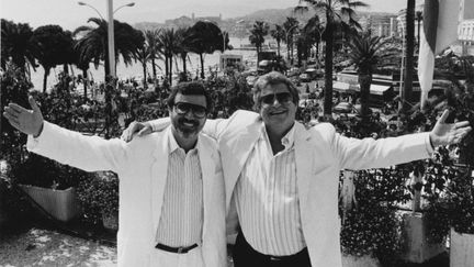 Menahem Golan et Yoram Globus à Cannes
 (DR)