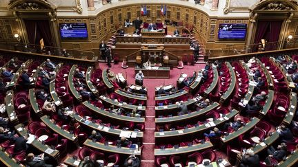 Des sénateurs, à Paris, le 10 juin 2020. (MAXPPP)