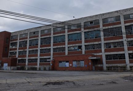 L'ancienne usine GM-Packard de Warren, le 12 janvier 2017. (MARIE-ADELAIDE SCIGACZ / FRANCEINFO)