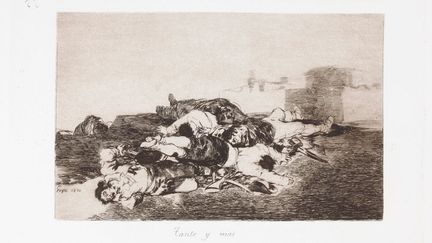 Francisco de Goya, Désastre n° 22, "Tant et plus", Les Désastres de la guerre, 1810-1820
 (Collection privée, Madrid)