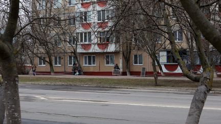 The town of Belgorod (Russia) deserted after attacks, March 16, 2024. (STRINGER / AFP)