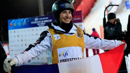 Perrine Laffont sur les pistes d'un freestyle en Russie (SEFA KARACAN / ANADOLU AGENCY)