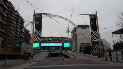 Le stade de Wembley à Londres, le 25 décembre 2018. (CÉCILIA ARBONA / RADIOFRANCE)