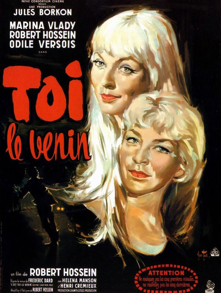 Dans "Toi le venin" de et avec Robert Hossein, elle partage l'affiche avec l'une de ses soeurs Odile Versois
