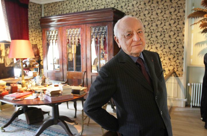 Après plus de dix ans de travaux, le mécène Pierre Bergé inaugure la maison Jean Cocteau à Milly-la-Forêt en 2010
 (GINIES/SIPA)