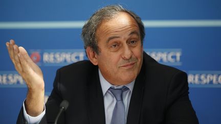 Le pr&eacute;sident de l'UEFA Michel Platini, &agrave; Monaco, le 28 ao&ucirc;t 2015. ( ERIC GAILLARD / REUTERS)