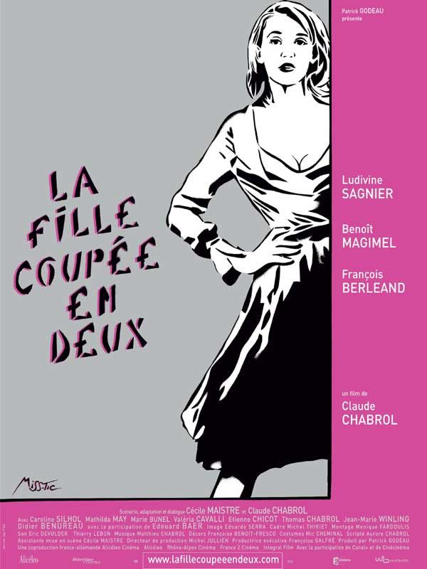 Affiche du film "La fille coupée en deux" (2007), de Claude Chabrol&nbsp; (Miss.Tic)