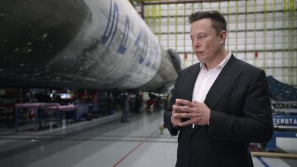 Le milliardaire Elon Musk, dans le film "Return to space" diffusé sur Netflix. (MAXPPP)